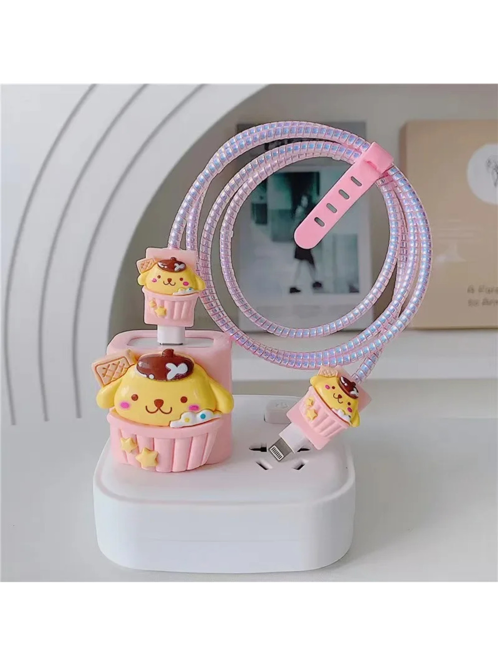 Pudding on a Muffin iPhone Charger Cable Protectors P65